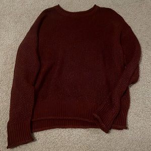 Red/maroon sweater